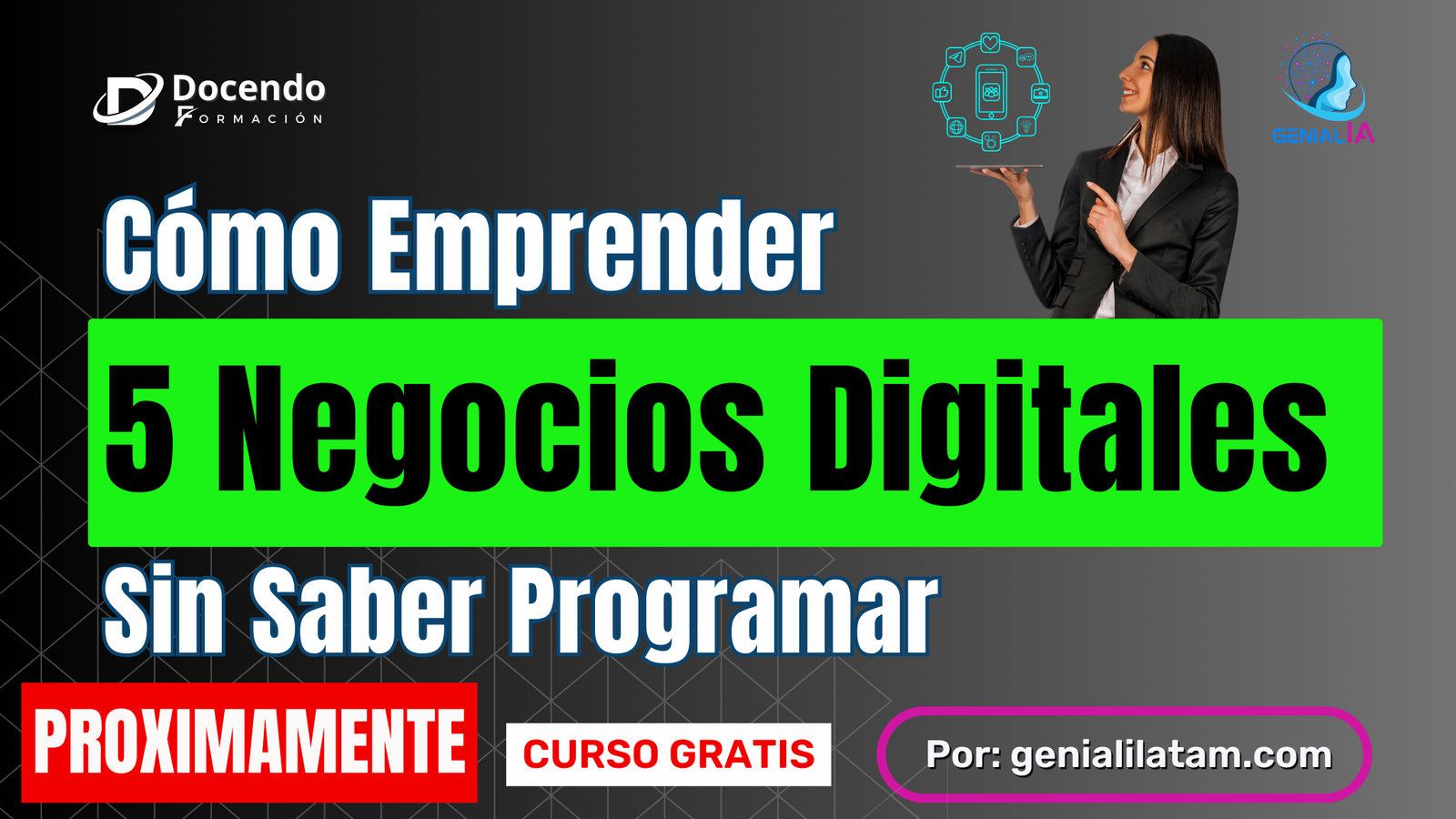 Cómo Emprender 5 Negocios Digitales Sin Saber Programar